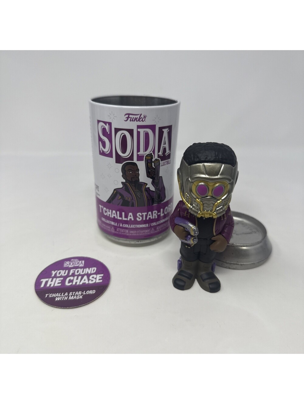 Funko Soda! Marvel T'Challa Star Lord Chase with Mask